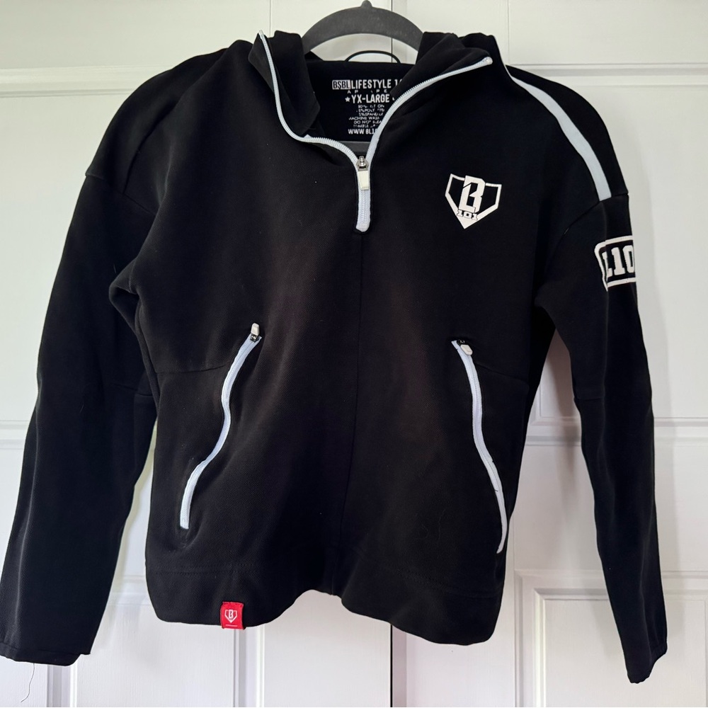 Baseball Lifestyle 101 Game Day Youth 1/4 Zip Hoodie